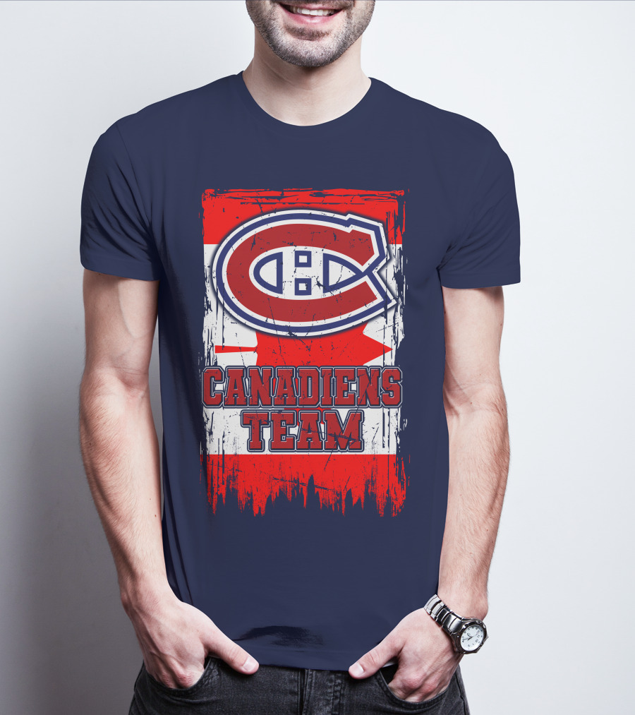 Montreal Canadiens Team Flag T-Shirt