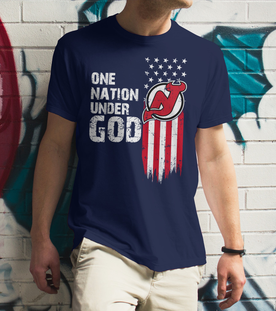 One Nation Under God New Jersey Devils T-Shirt
