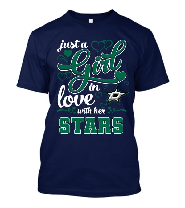 Just A Girl In Love With Her Dallas Stars T-Shirt