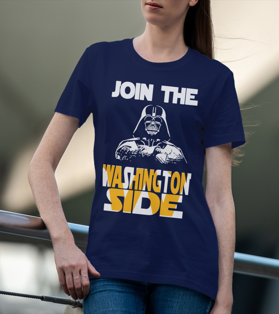 Join The Washington Side Darth Vader T-Shirt