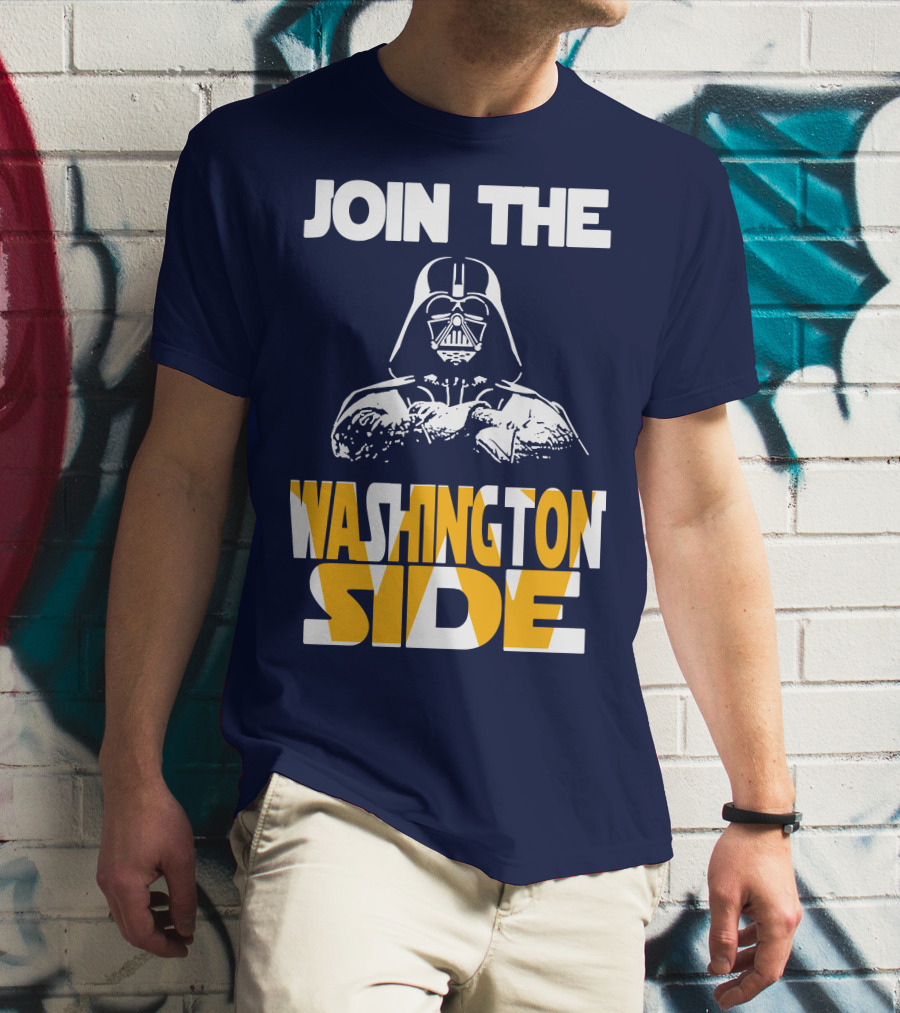 Join The Washington Side Darth Vader T-Shirt