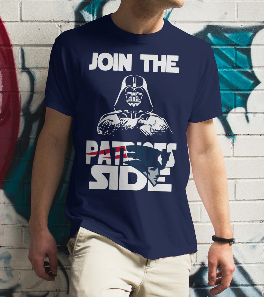 Join The New England Patriots Side T-Shirt