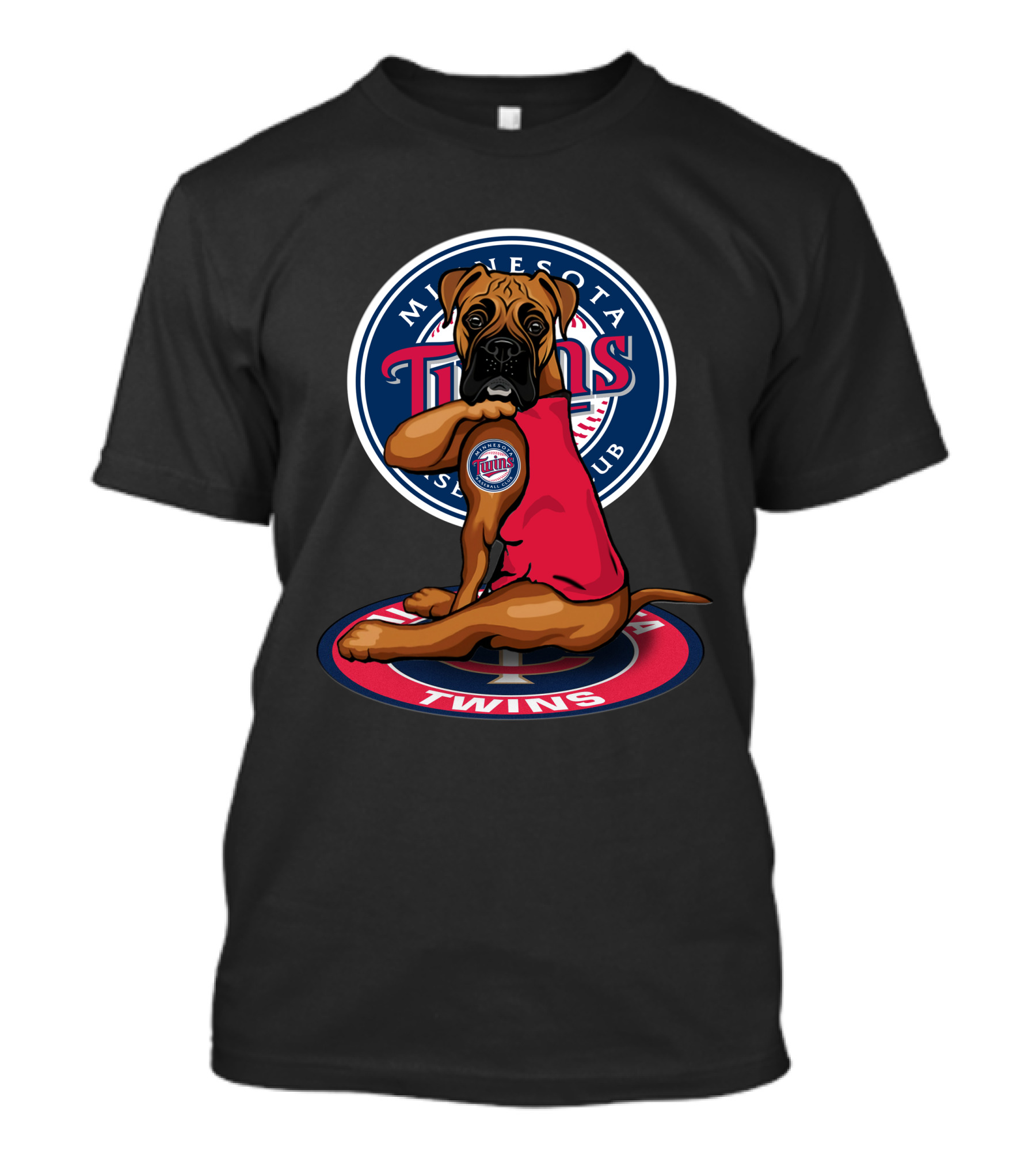 Minnesota Twins Baseball Club Dog T-Shirt
