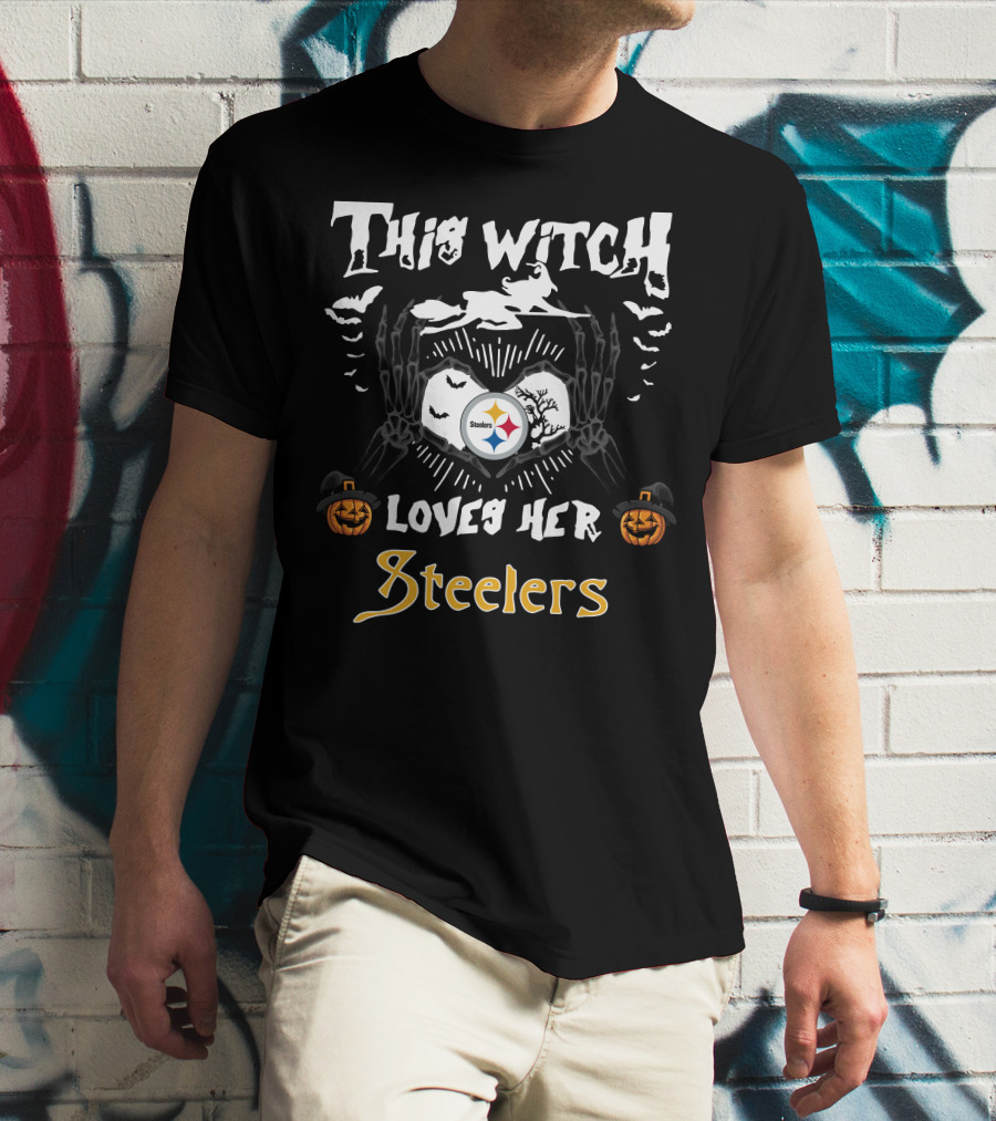 This Witch Loves Her Steelers T-Shirt