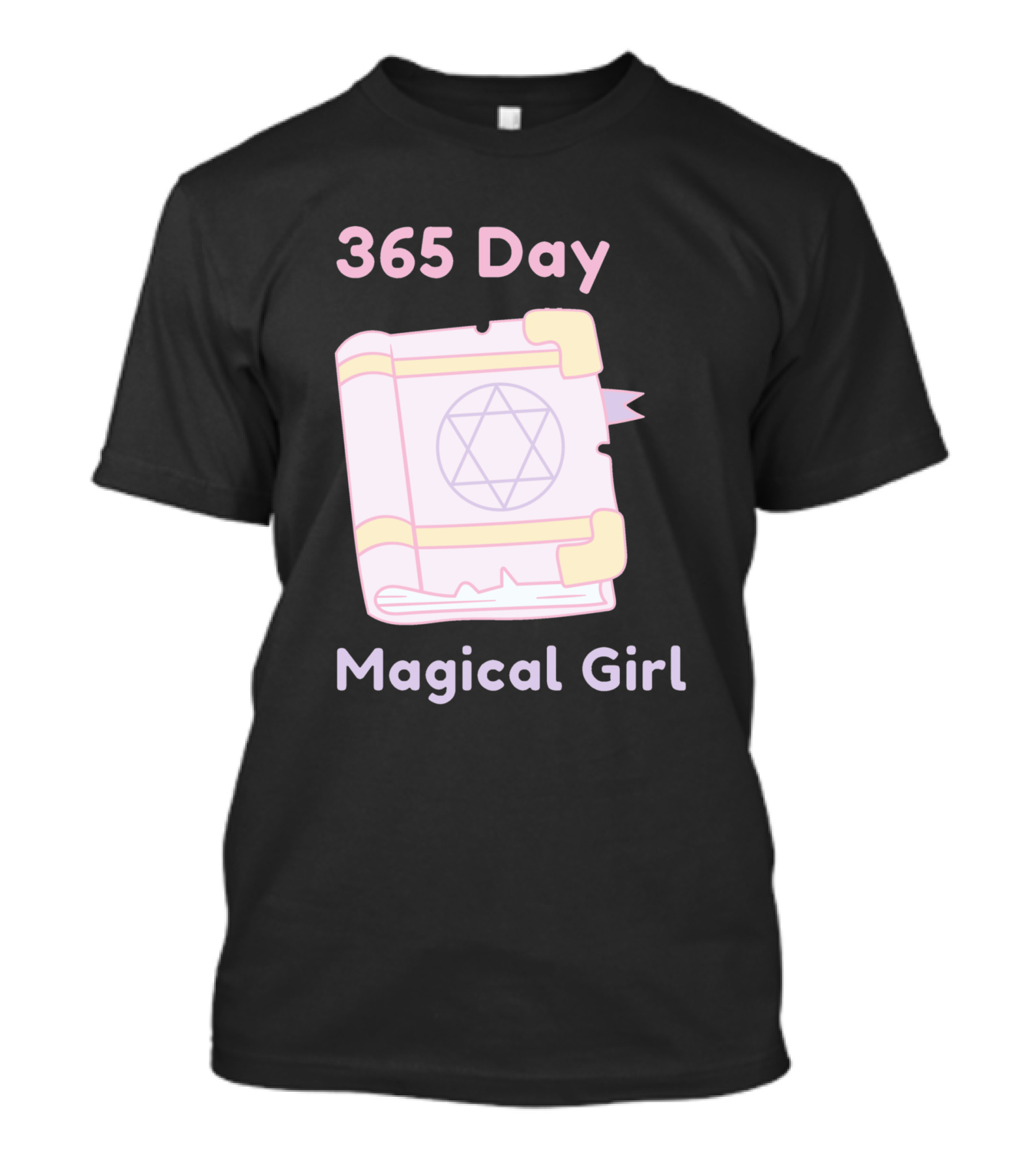 365 Day Magical Girl Pastel Spellbook Star Emblem T-Shirt
