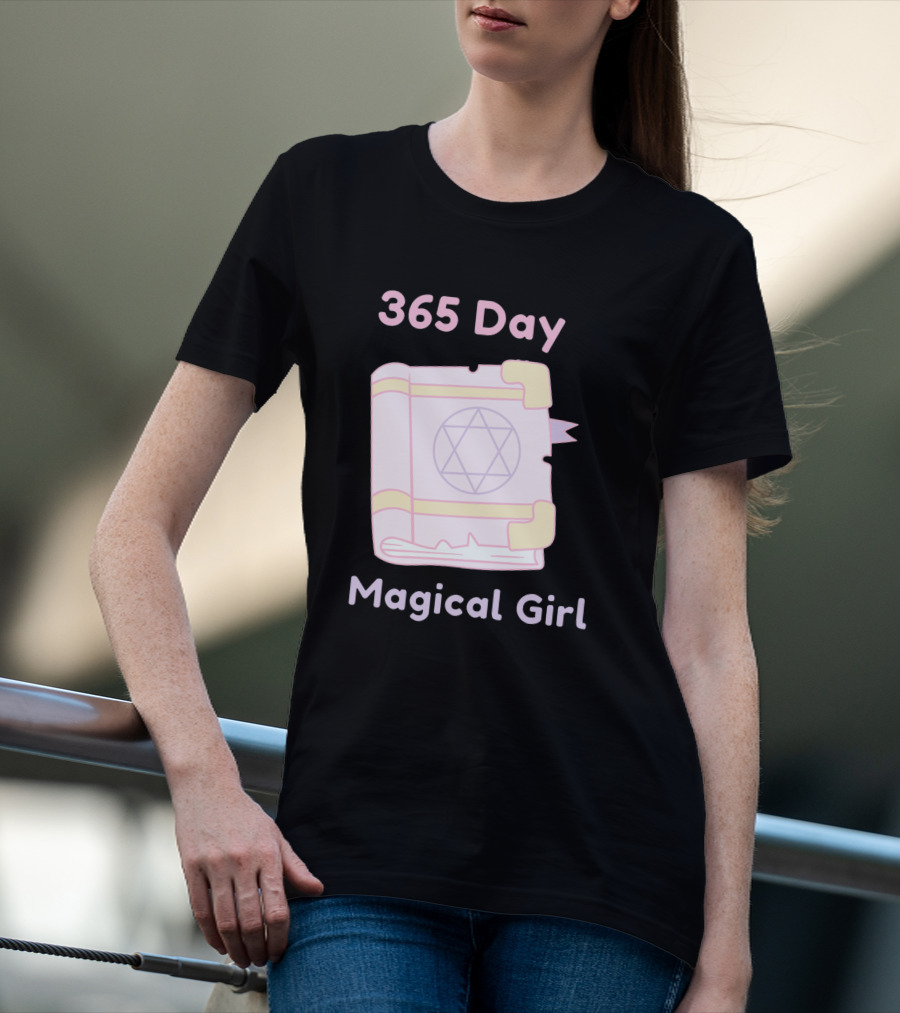 365 Day Magical Girl Pastel Spellbook Star Emblem T-Shirt