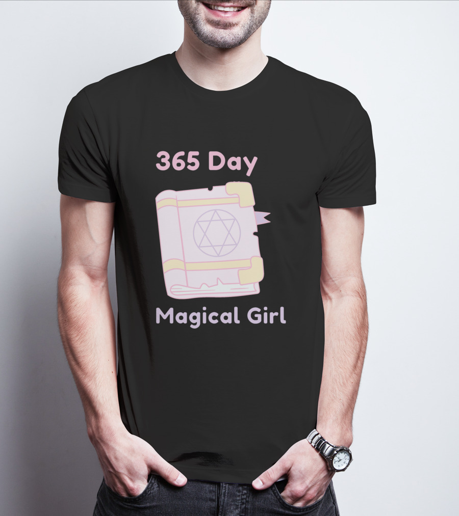365 Day Magical Girl Pastel Spellbook Star Emblem T-Shirt