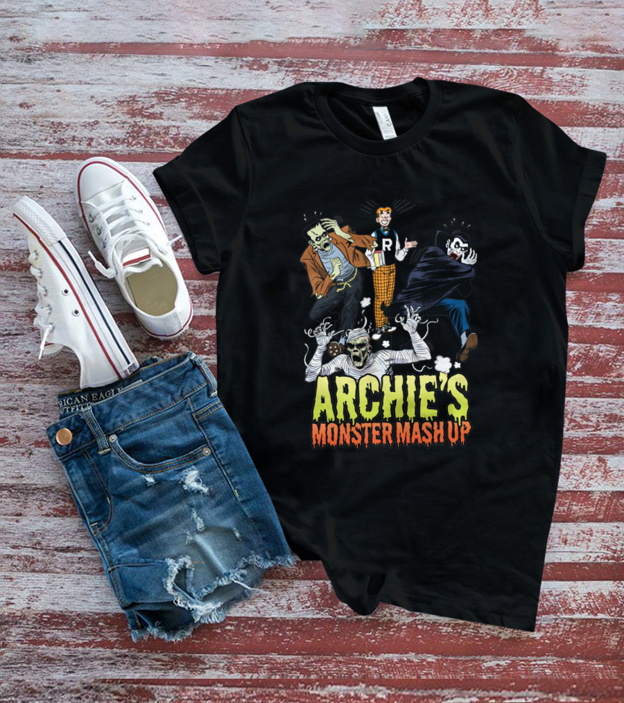 Archie's Monster Mash Up With Classic Movie Creatures 1722483 T-Shirt