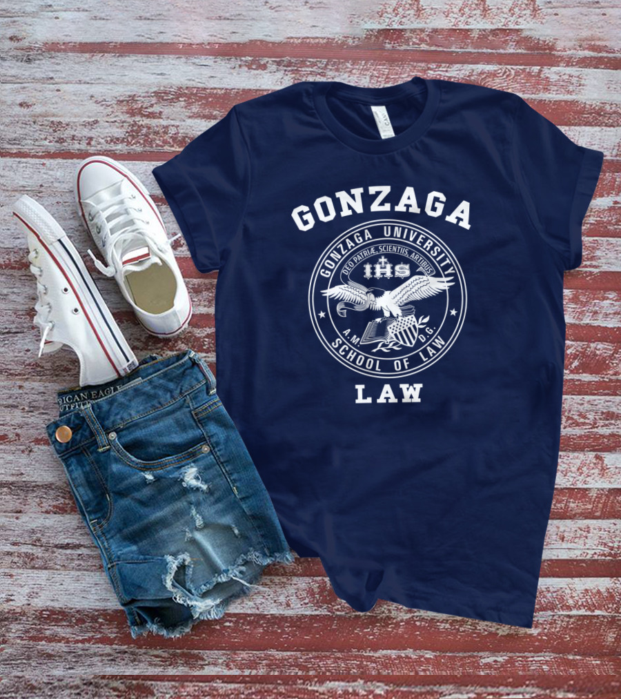 Gonzaga University School Of Law Seal Emblem T-Shirt