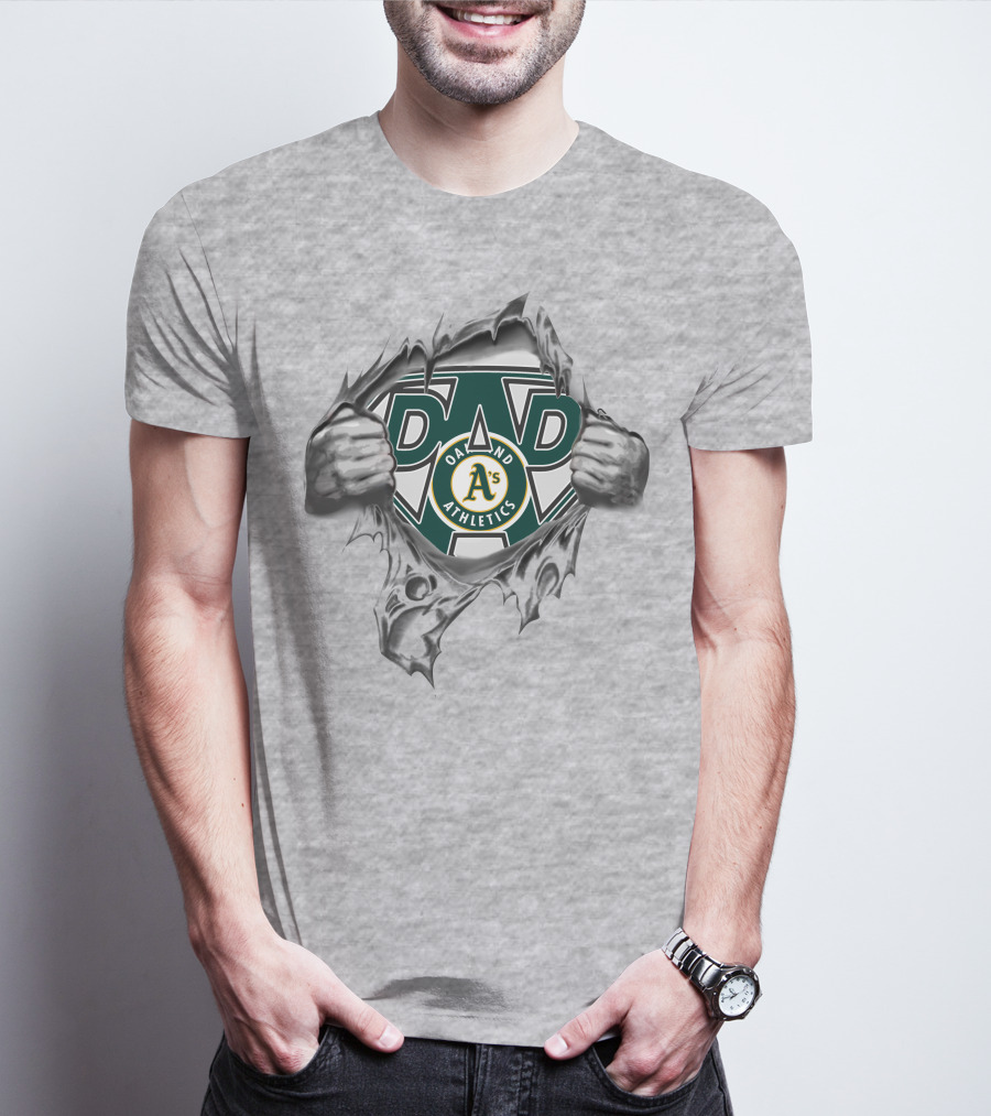 Oakland Athletics Super Dad T-Shirt