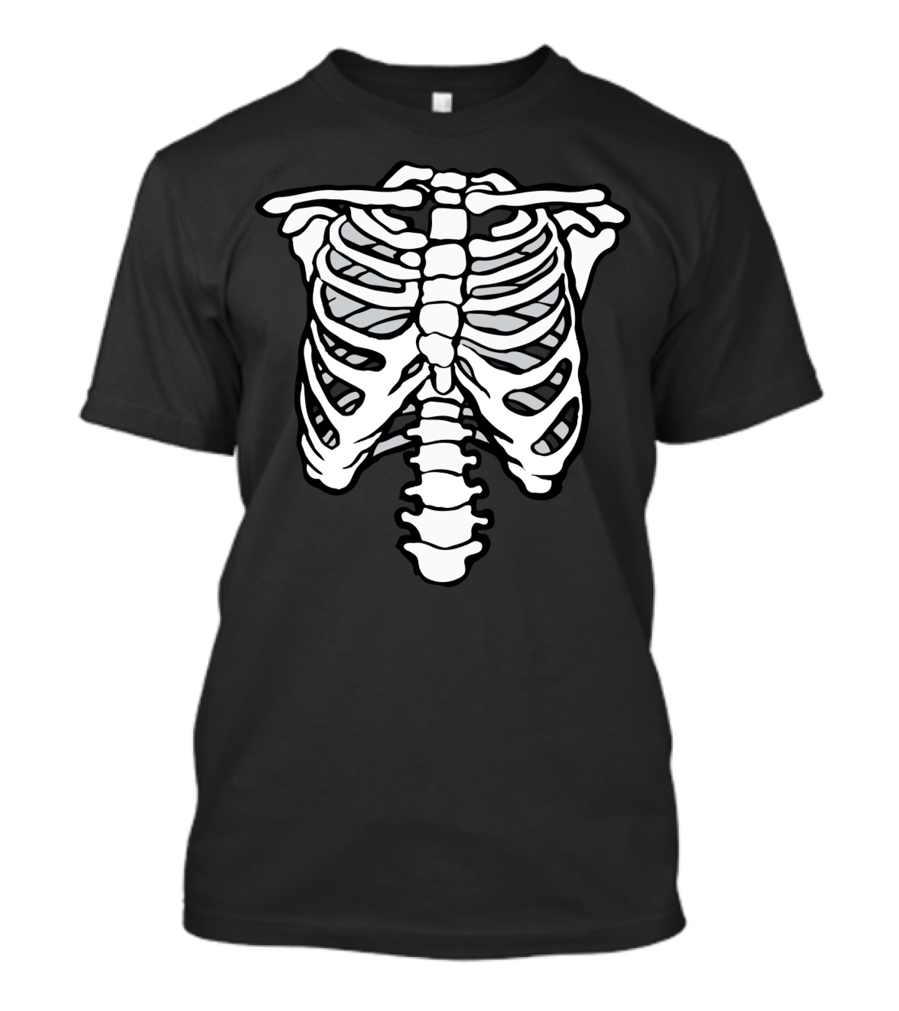 Skeletal Ribcage Humor T-Shirt