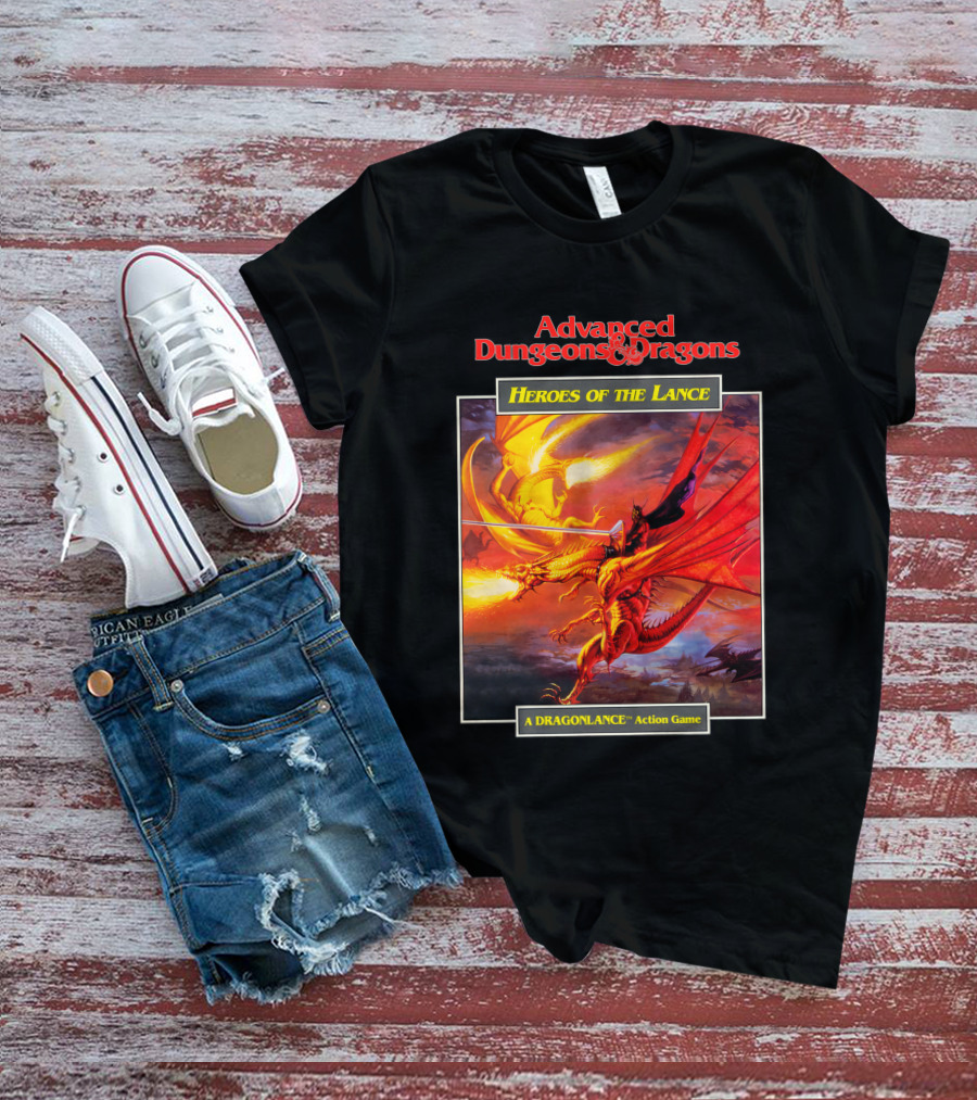 Advanced Dungeons And Dragons Heroes Of The Lance Dragonlance Action Game T-Shirt