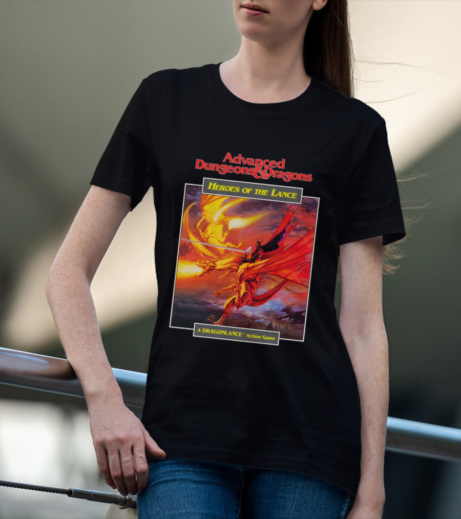 Advanced Dungeons And Dragons Heroes Of The Lance Dragonlance Action Game T-Shirt