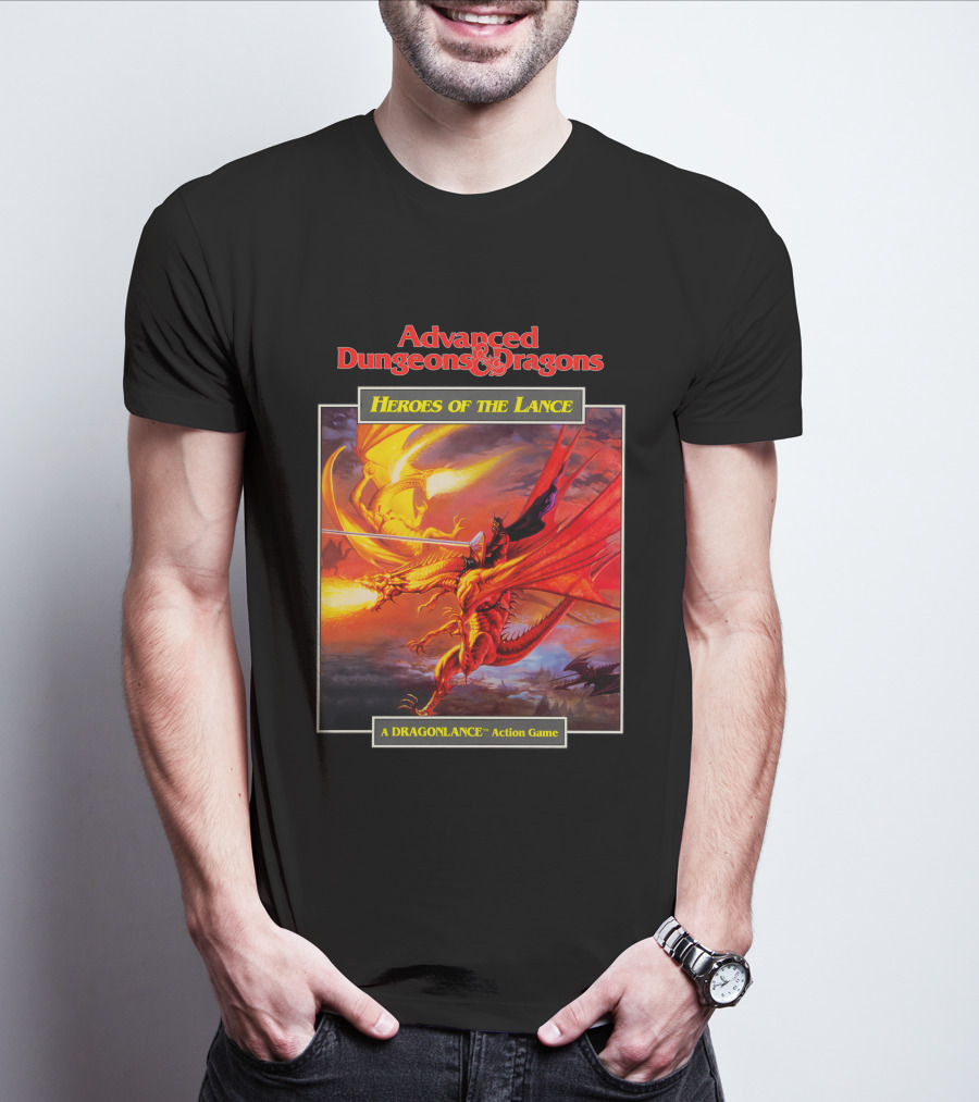 Advanced Dungeons And Dragons Heroes Of The Lance Dragonlance Action Game T-Shirt