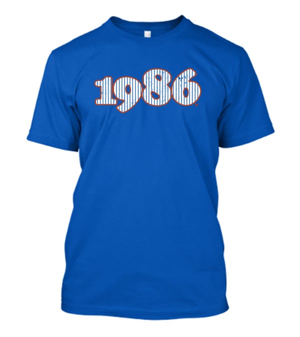 BreakingT New York Mets 1986 Lindor Game T-Shirt