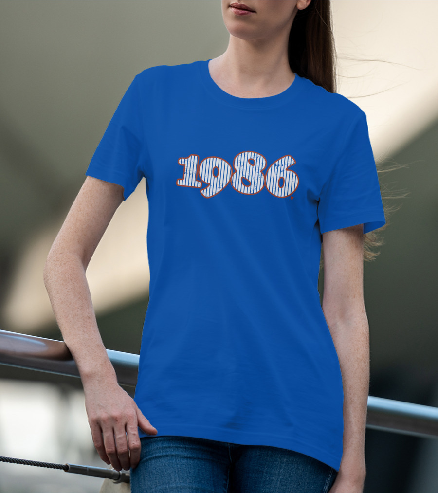 BreakingT New York Mets 1986 Lindor Game T-Shirt