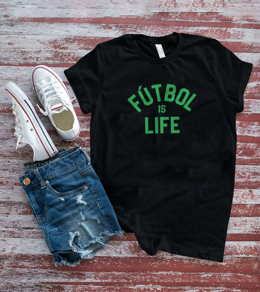 Standing Room Only Shop Fútbol Is Life Dani Rojas Football Soccer Fan T-Shirt