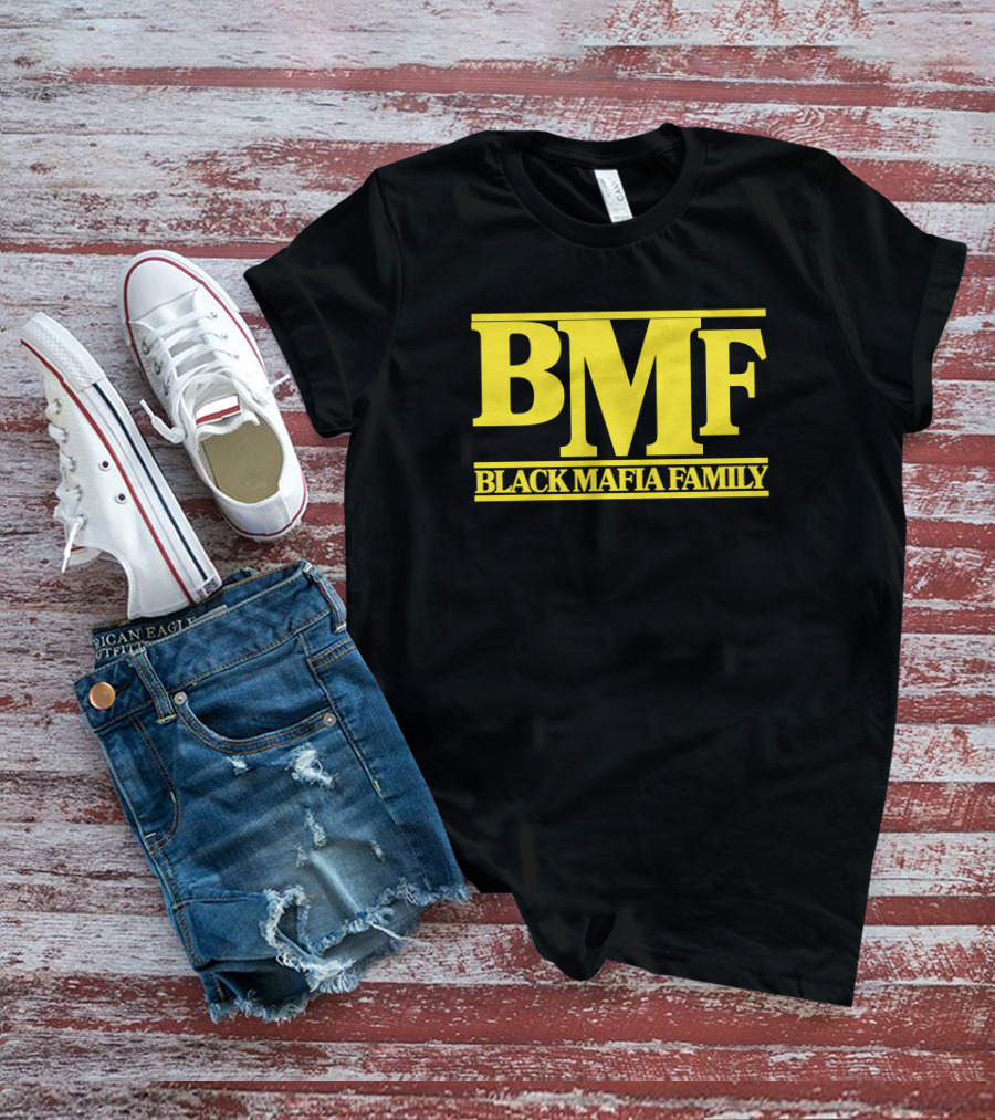 BMF Black Mafia Family 50cent Logo Merchandise T-Shirt