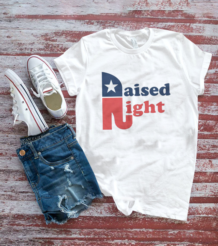 Raised Right Republican Elephant T-Shirt