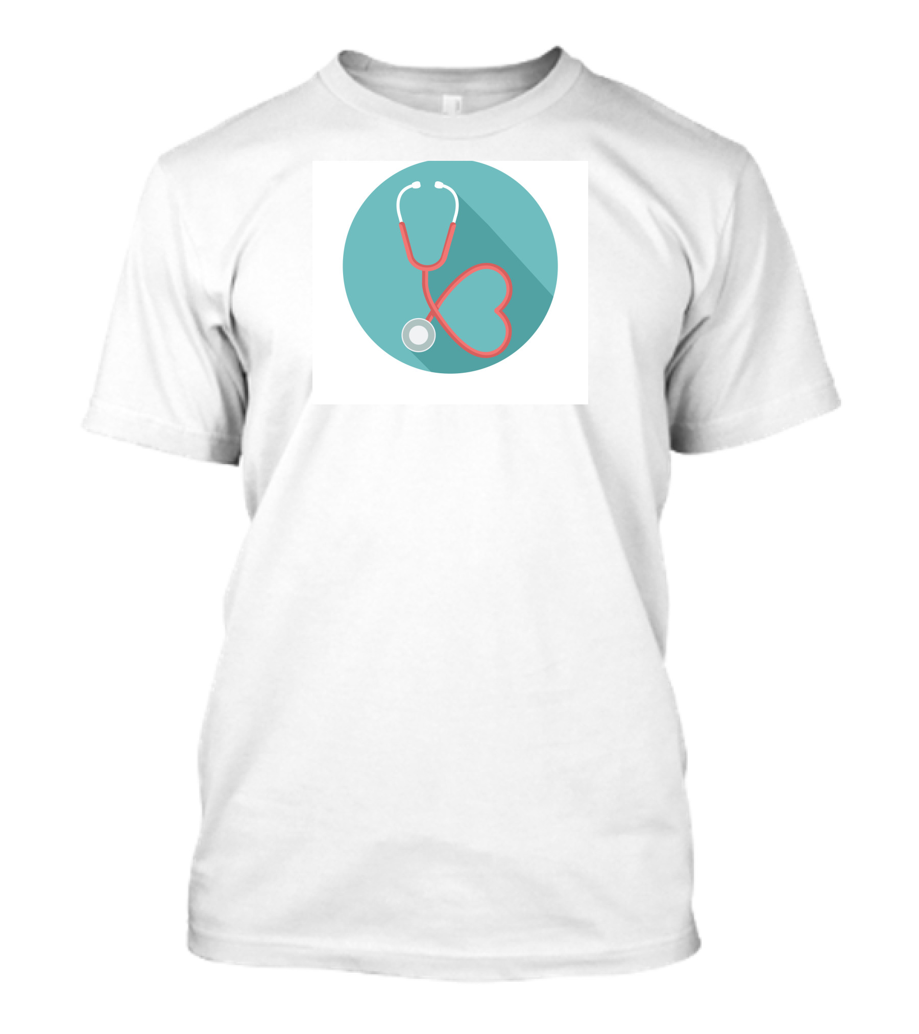 HEART K13 Stethoscope In Heart Shape Medical T-Shirt