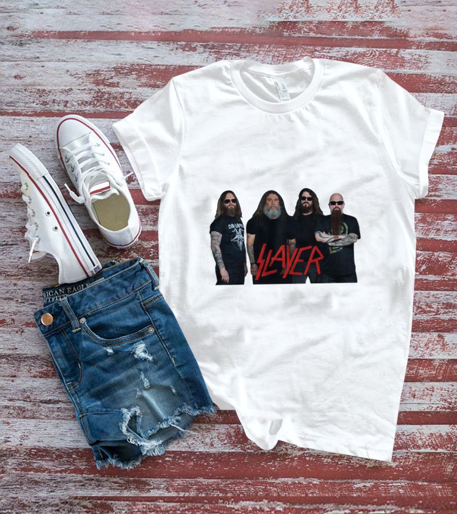 Slayer Classic Band Member Pose T-Shirt