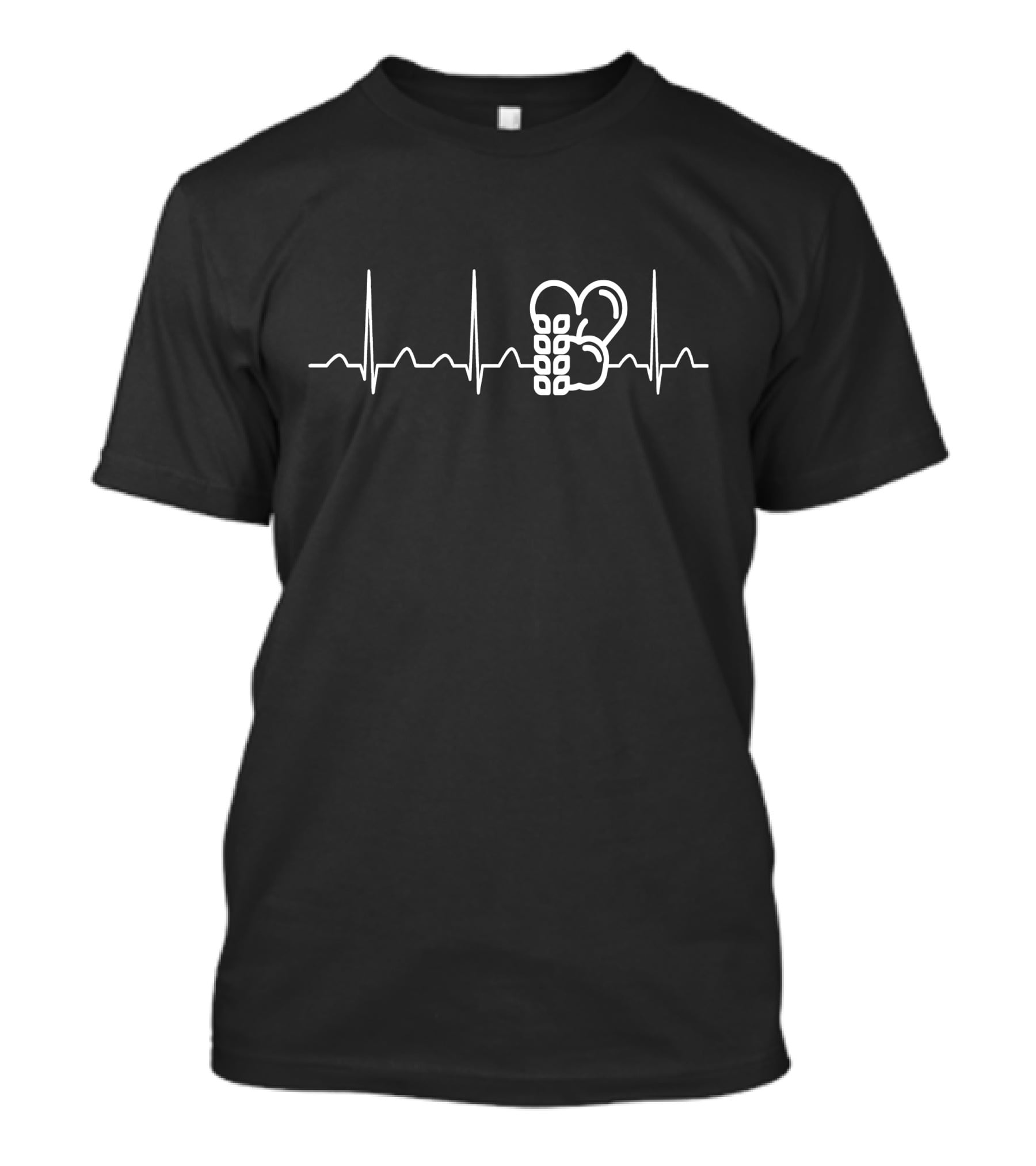Nutritionist's Heartbeat Love For Apples And Broccoli T-Shirt