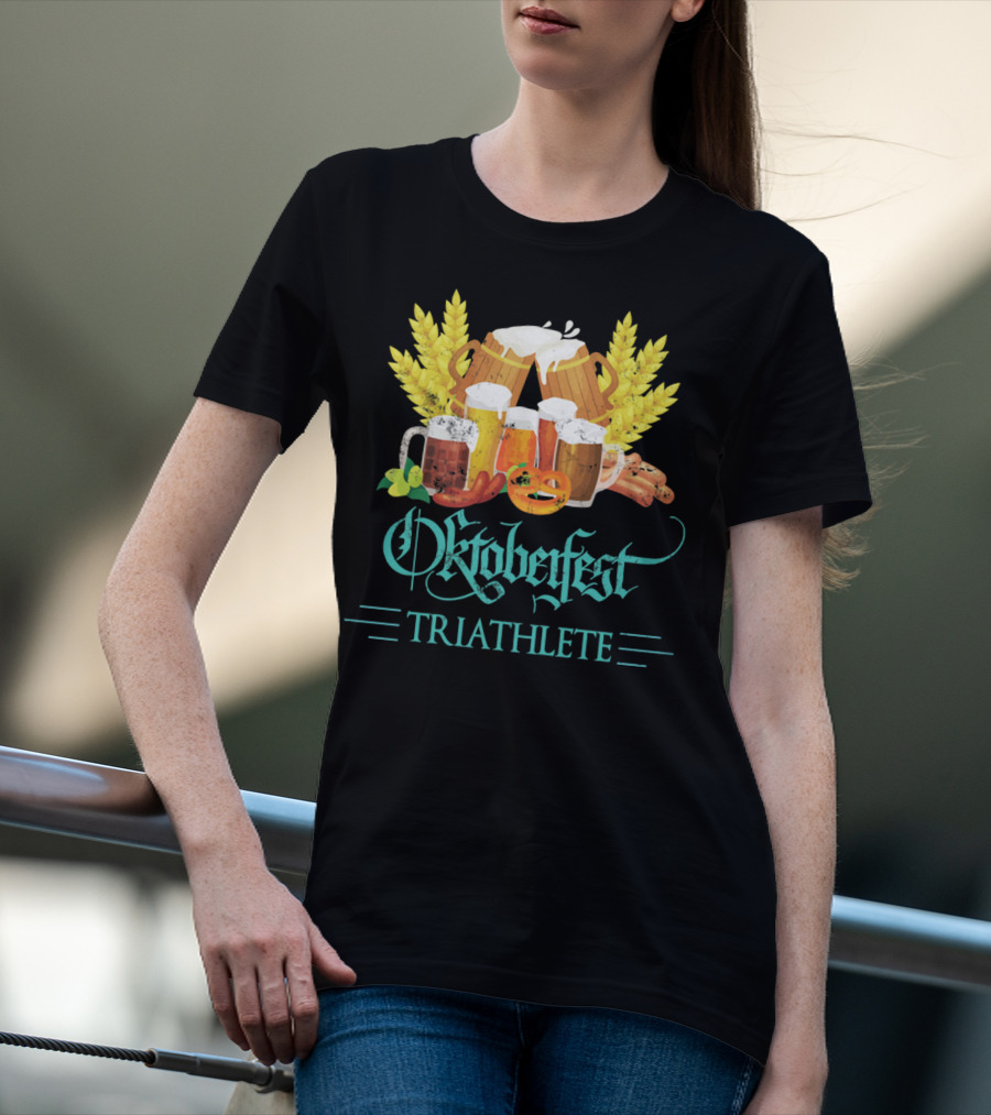 Oktoberfest Triathlete Beer T-Shirt