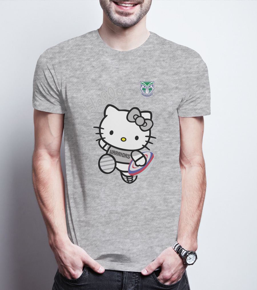 New Zealand Warriors Hello Kitty Rugby T-Shirt