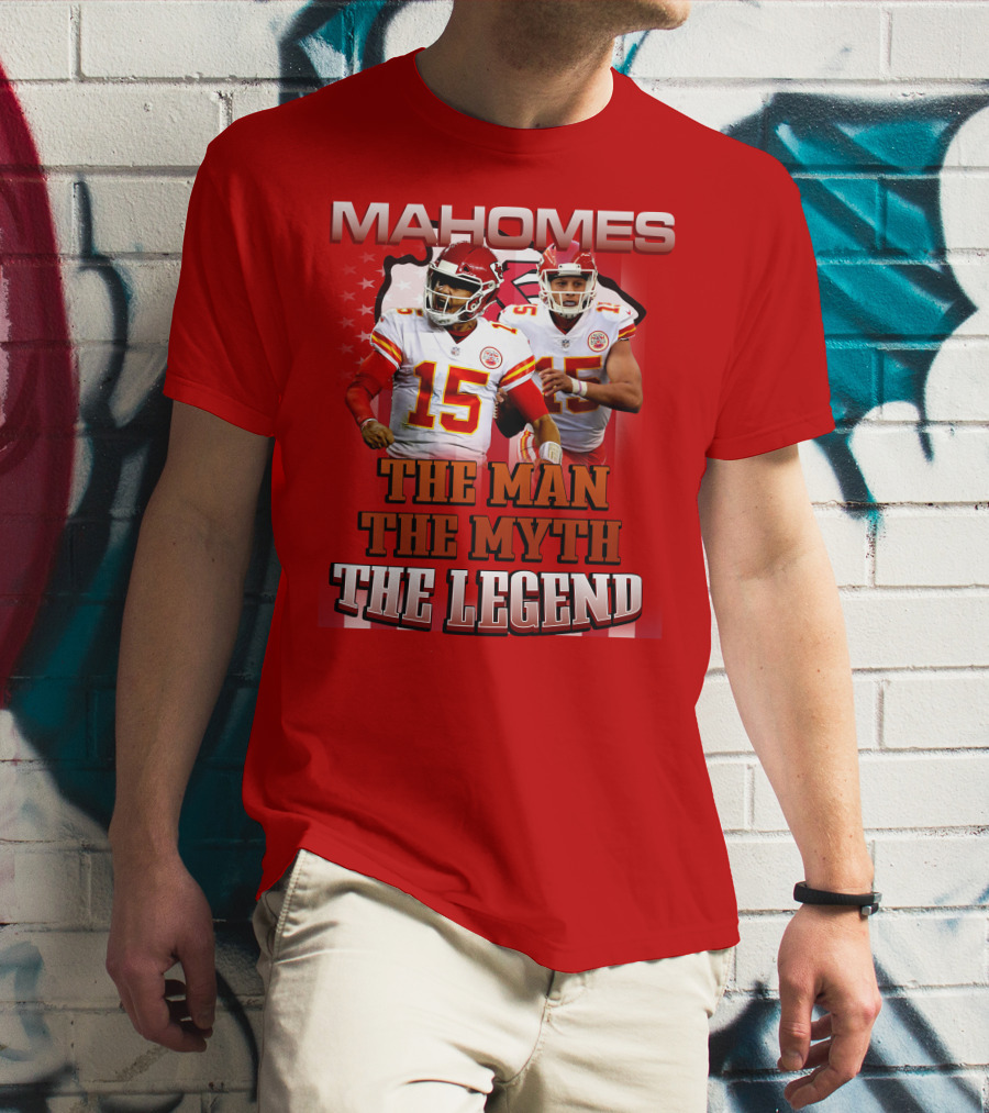 MAHOMES THE MAN THE MYTH THE LEGEND NFL Kansas City Chiefs P504HN6130 T-Shirt