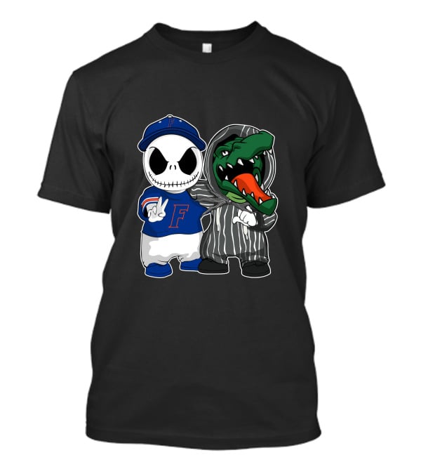 Florida Gators Jack Skellington Nightmare Crossover T-Shirt