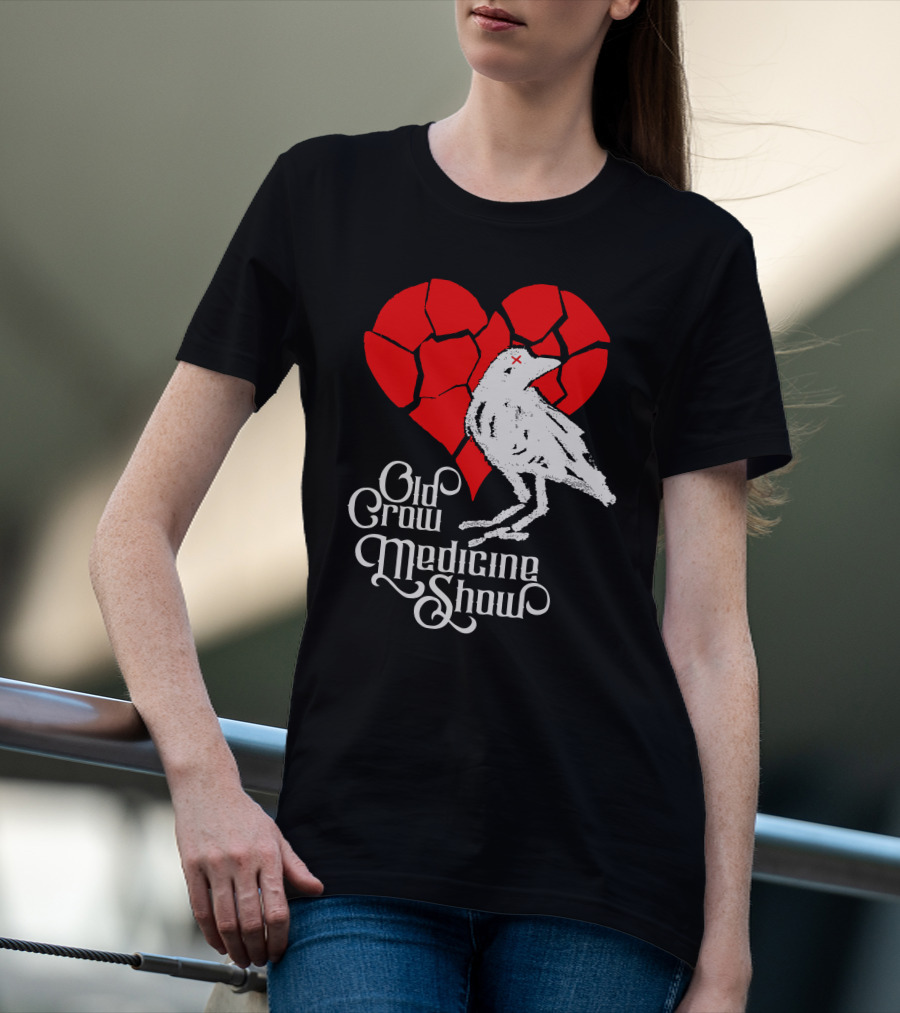Old Crow Medicine Show Broken Heart Crow T-Shirt