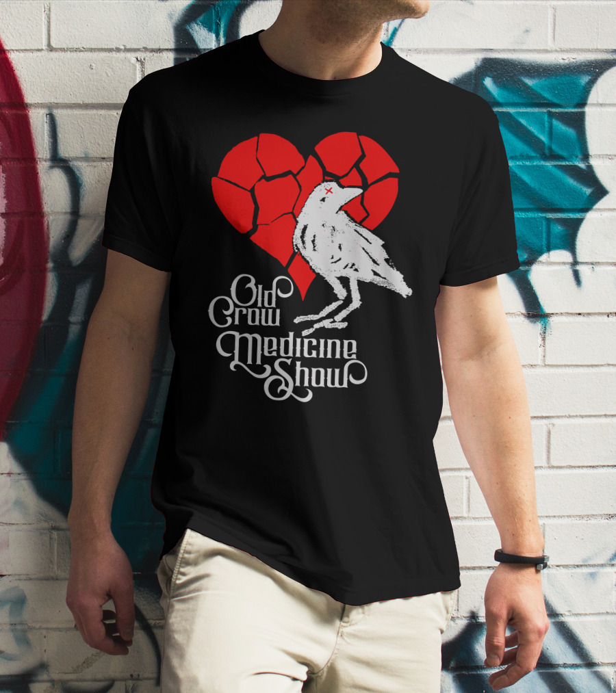Old Crow Medicine Show Broken Heart Crow T-Shirt