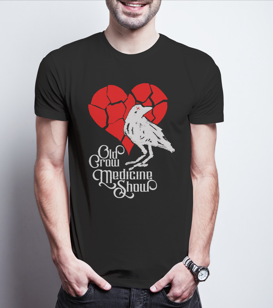 Old Crow Medicine Show Broken Heart Crow T-Shirt