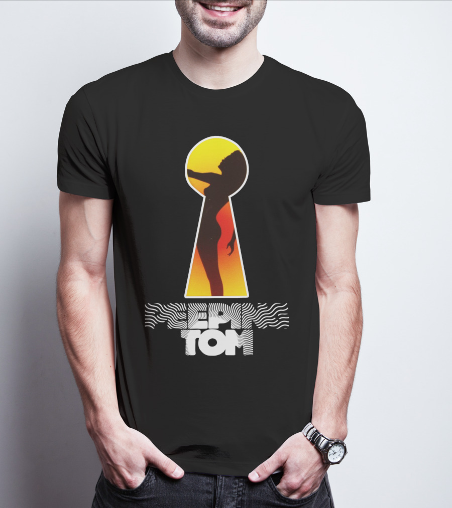 Peeping Tom 2006 Keyhole Silhouette Sunset T-Shirt