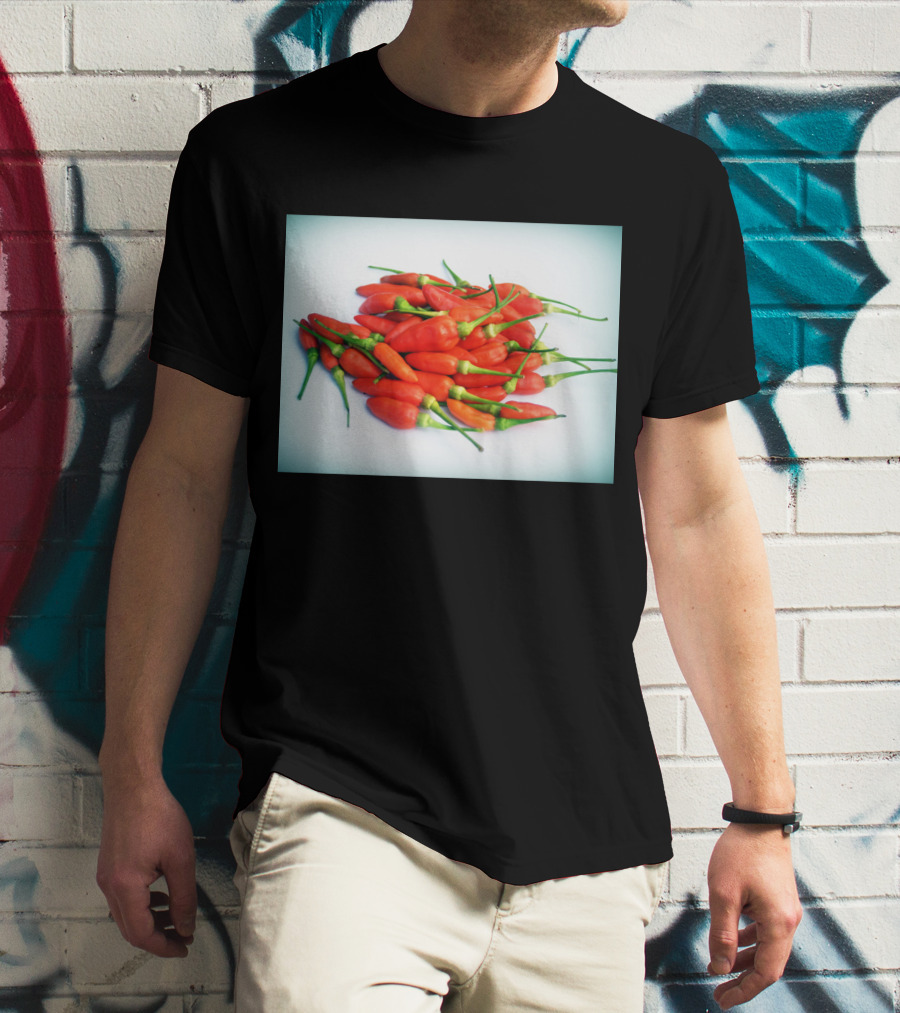 Red Chilli Peppers Abundance Hot And Spicy T-Shirt