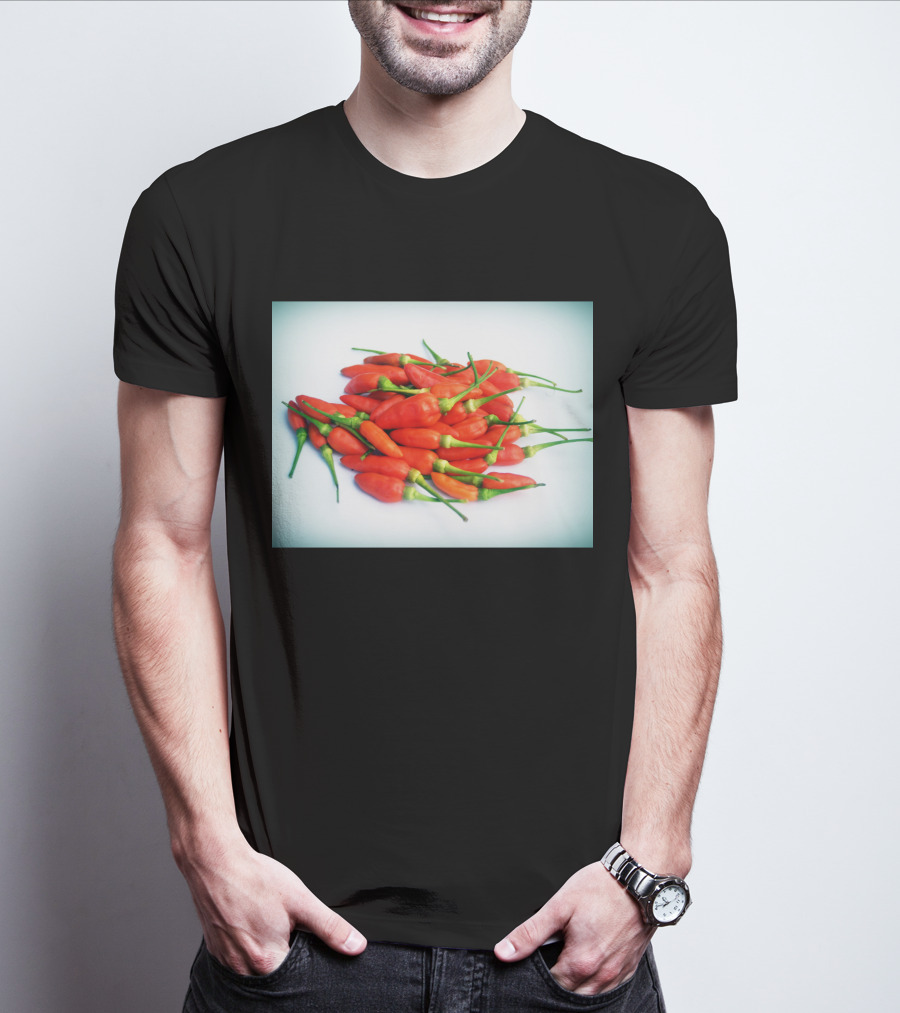 Red Chilli Peppers Abundance Hot And Spicy T-Shirt