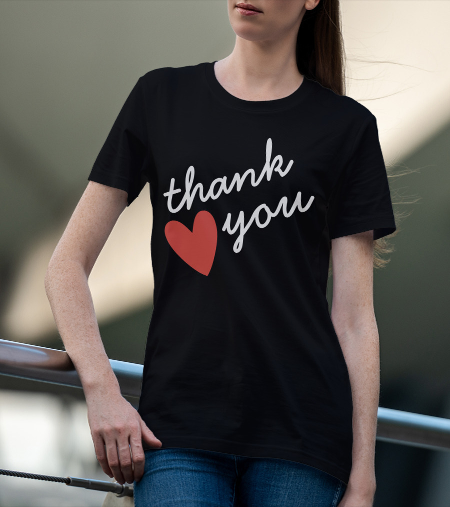 Thank You Red Heart T-Shirt