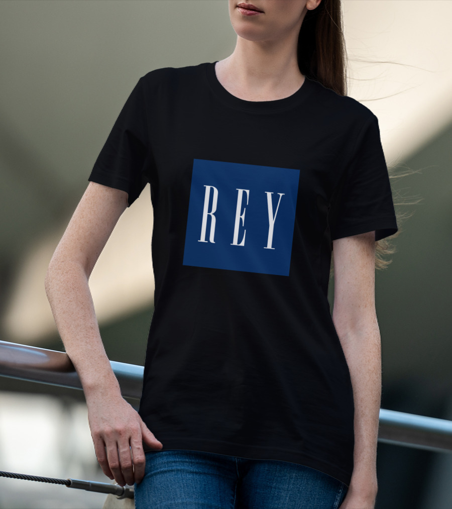 Rey Blue Square Block T-Shirt