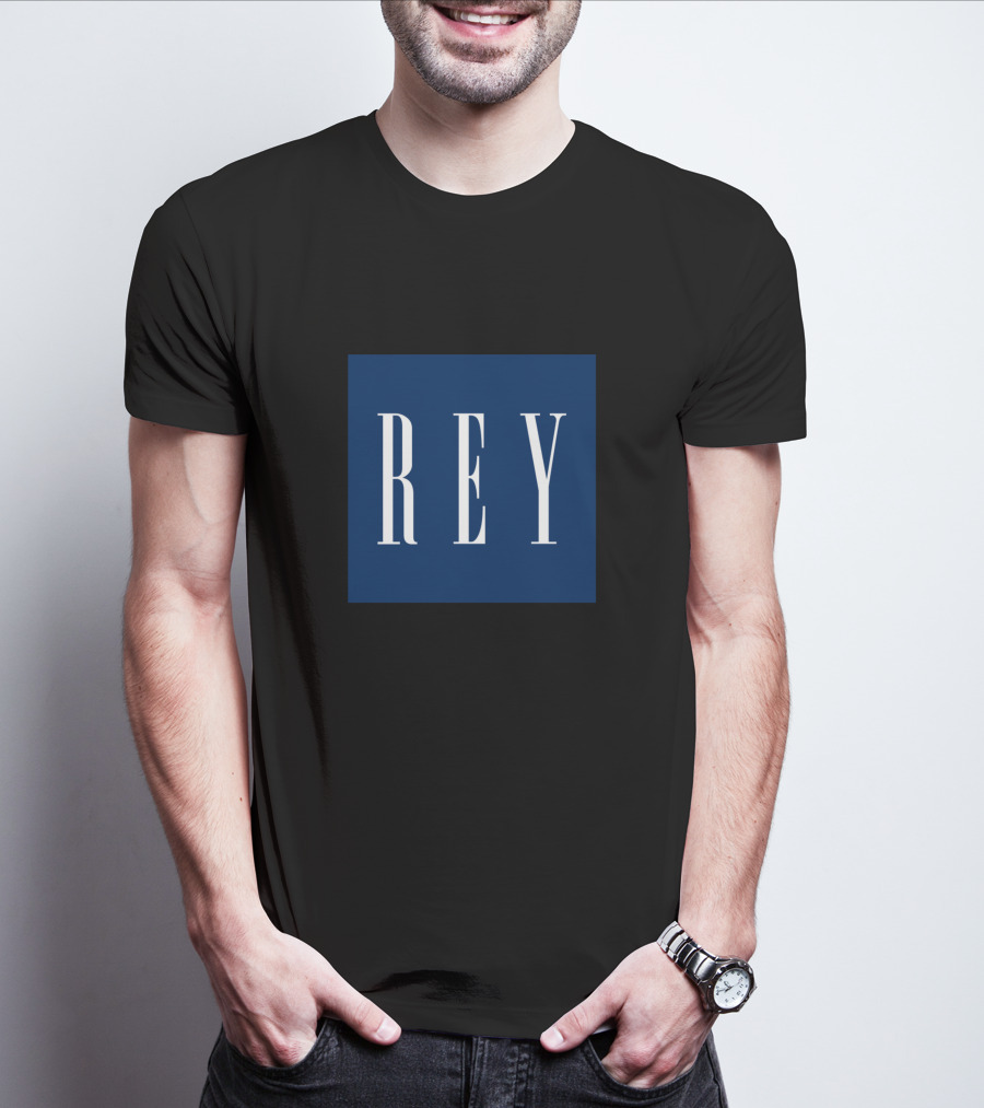 Rey Blue Square Block T-Shirt