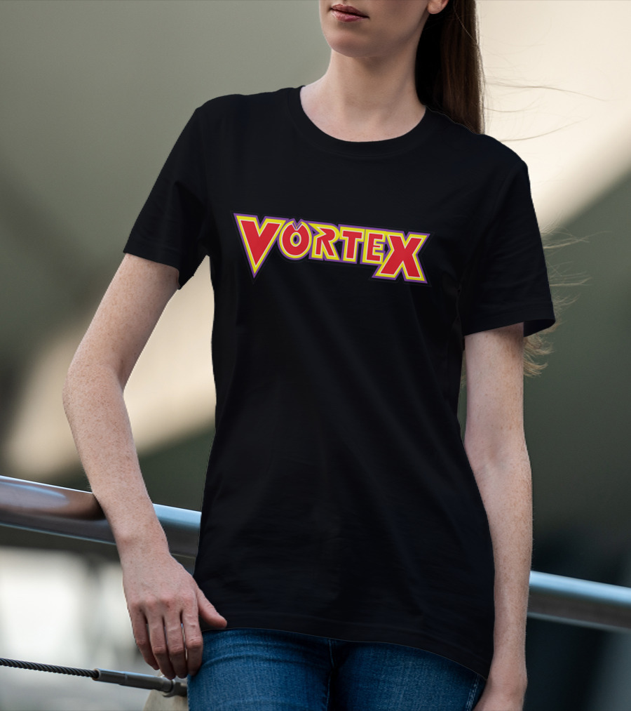 Vortex Roller Coaster Logo Theme Park Classic T-Shirt