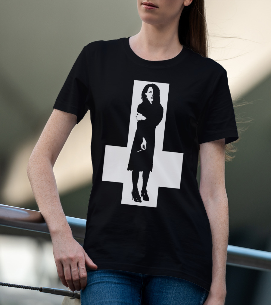 Rozz Williams Gothic Silhouette Cross T-Shirt