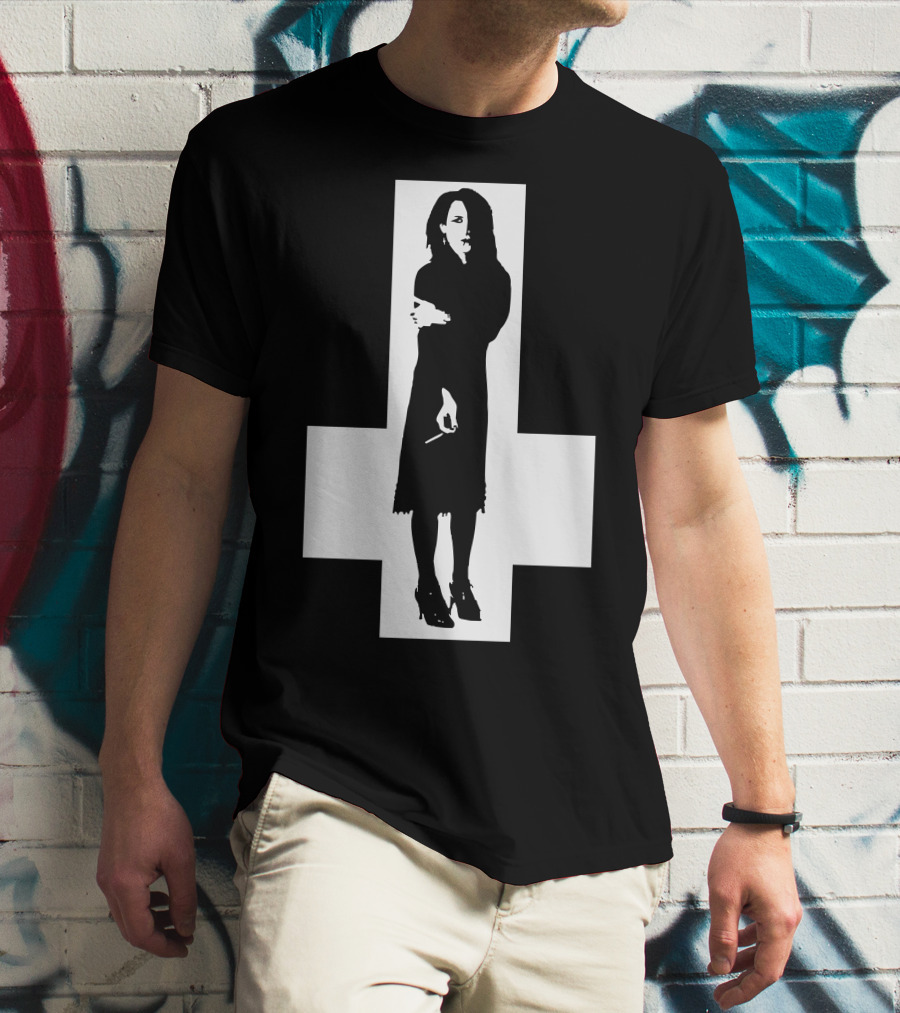 Rozz Williams Gothic Silhouette Cross T-Shirt