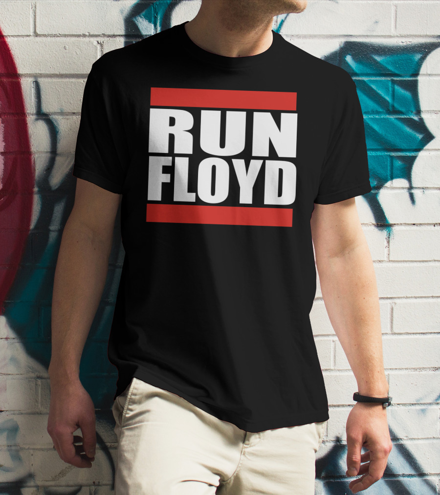 RUN FLOYD 90S HIP HOP ICONIC STYLE LOGO INFLUENCE T-Shirt