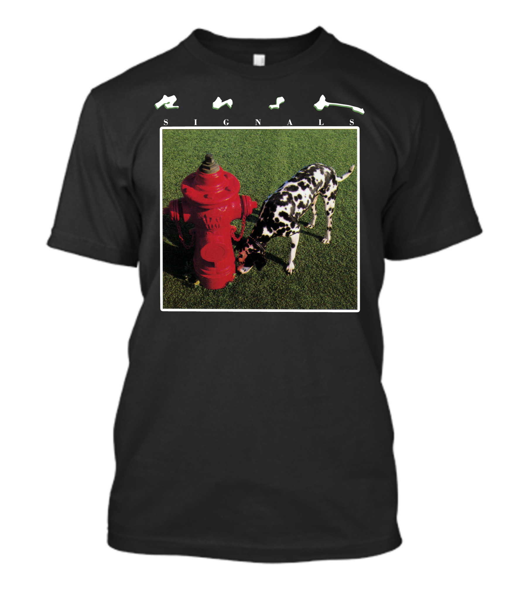 Rush Signals Dalmatian And Fire Hydrant T-Shirt