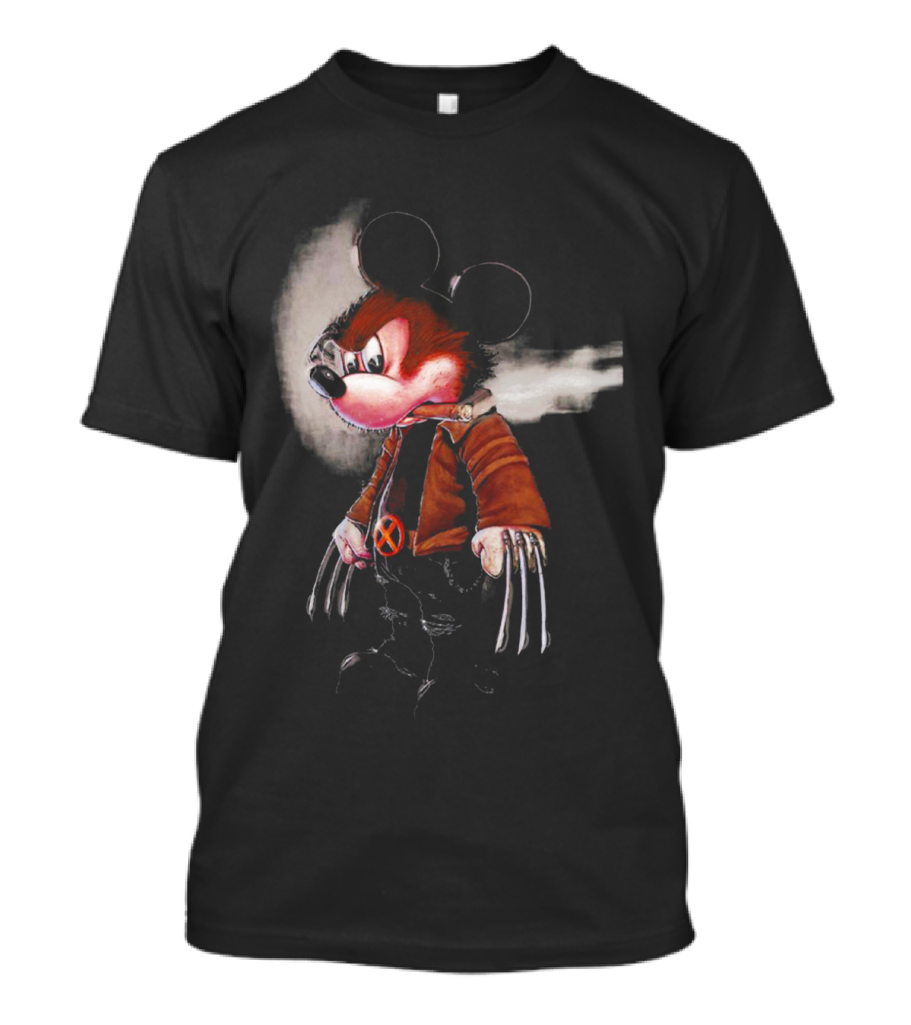 Mickey Mouse Wolverine X-Men Mashup T-Shirt