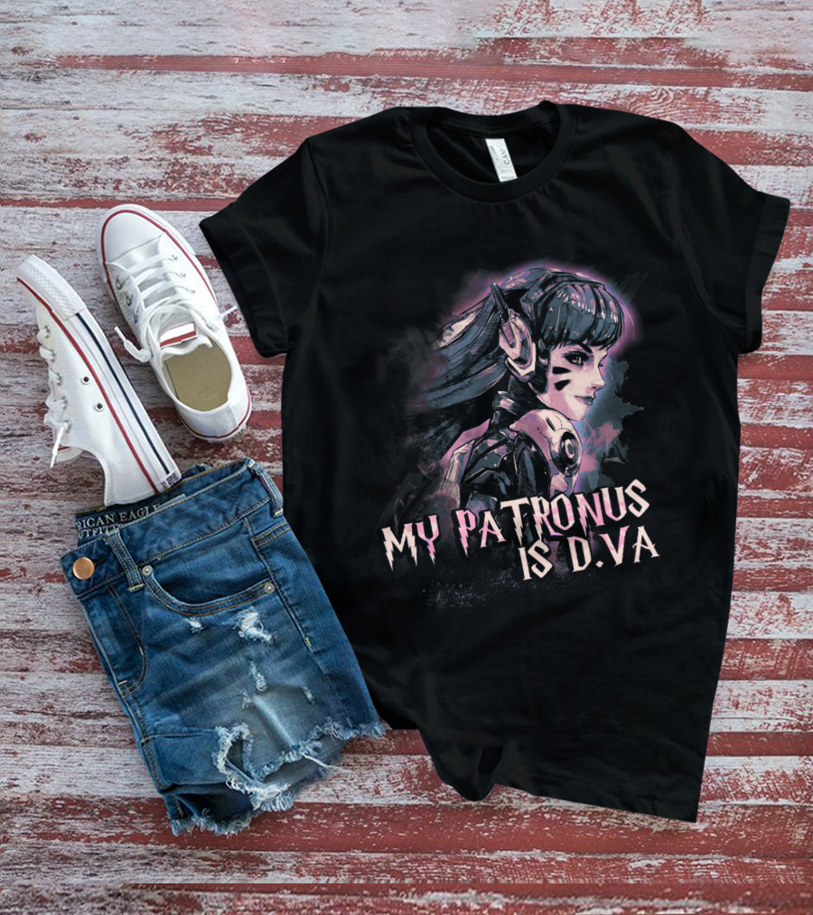Game Overwatch D.Va My Patronus Is D.Va Fan T-Shirt