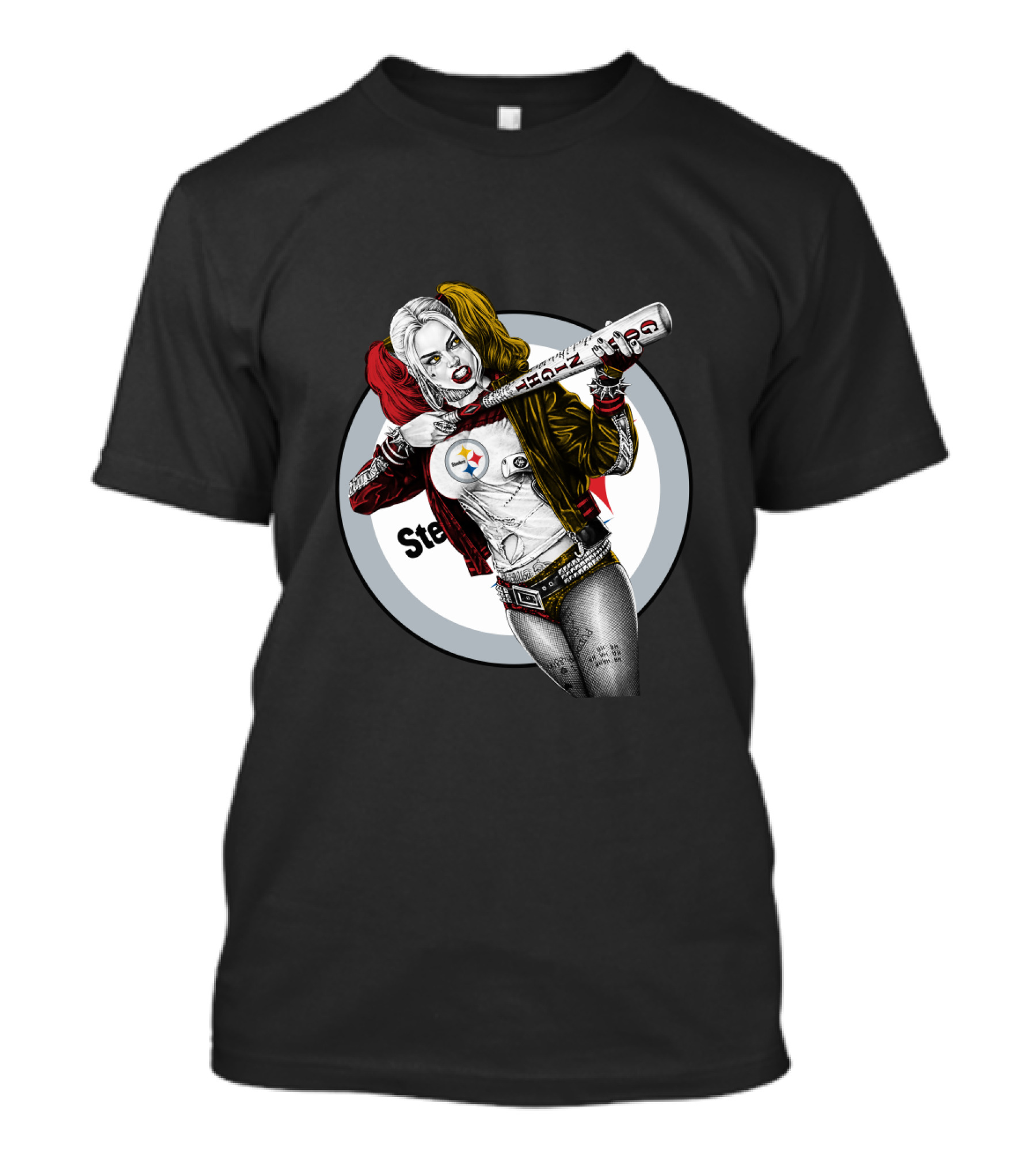 Pittsburgh Steelers Harley Quinn Bat T-Shirt