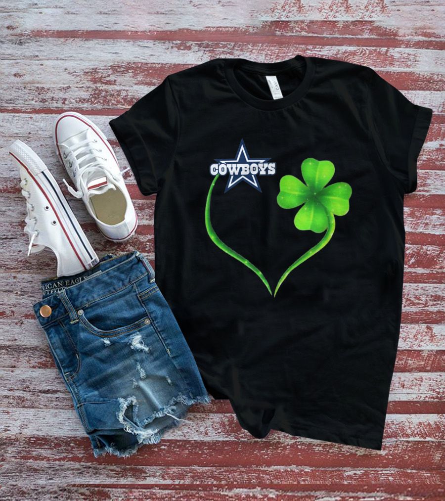 Cowboys Star Clover Heart T-Shirt