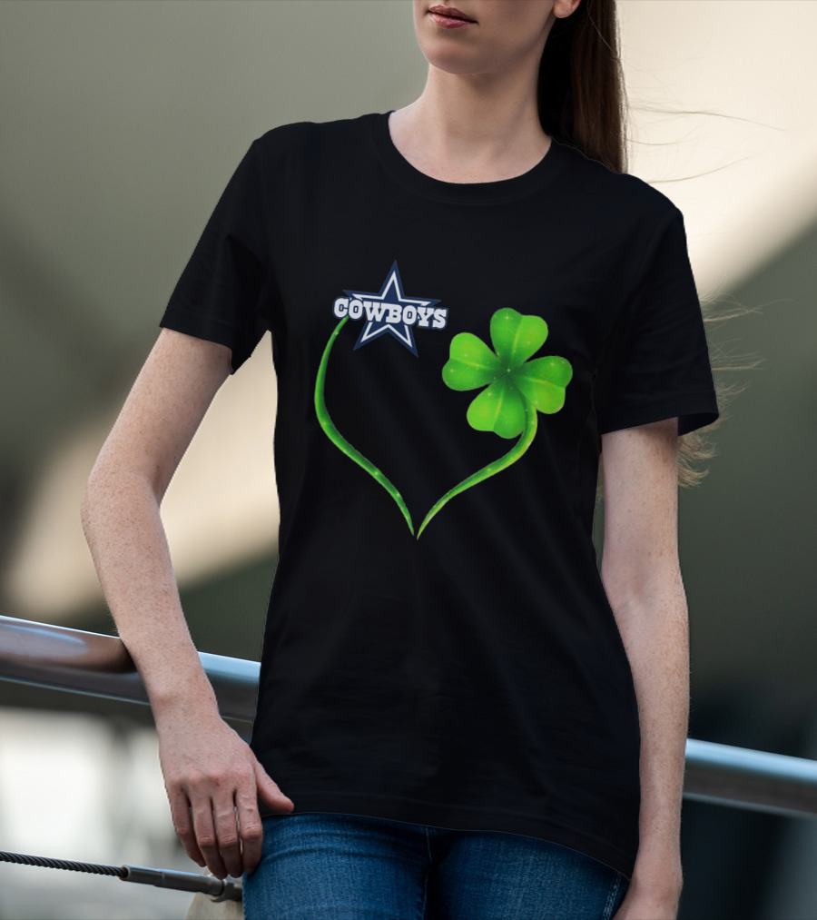Cowboys Star Clover Heart T-Shirt