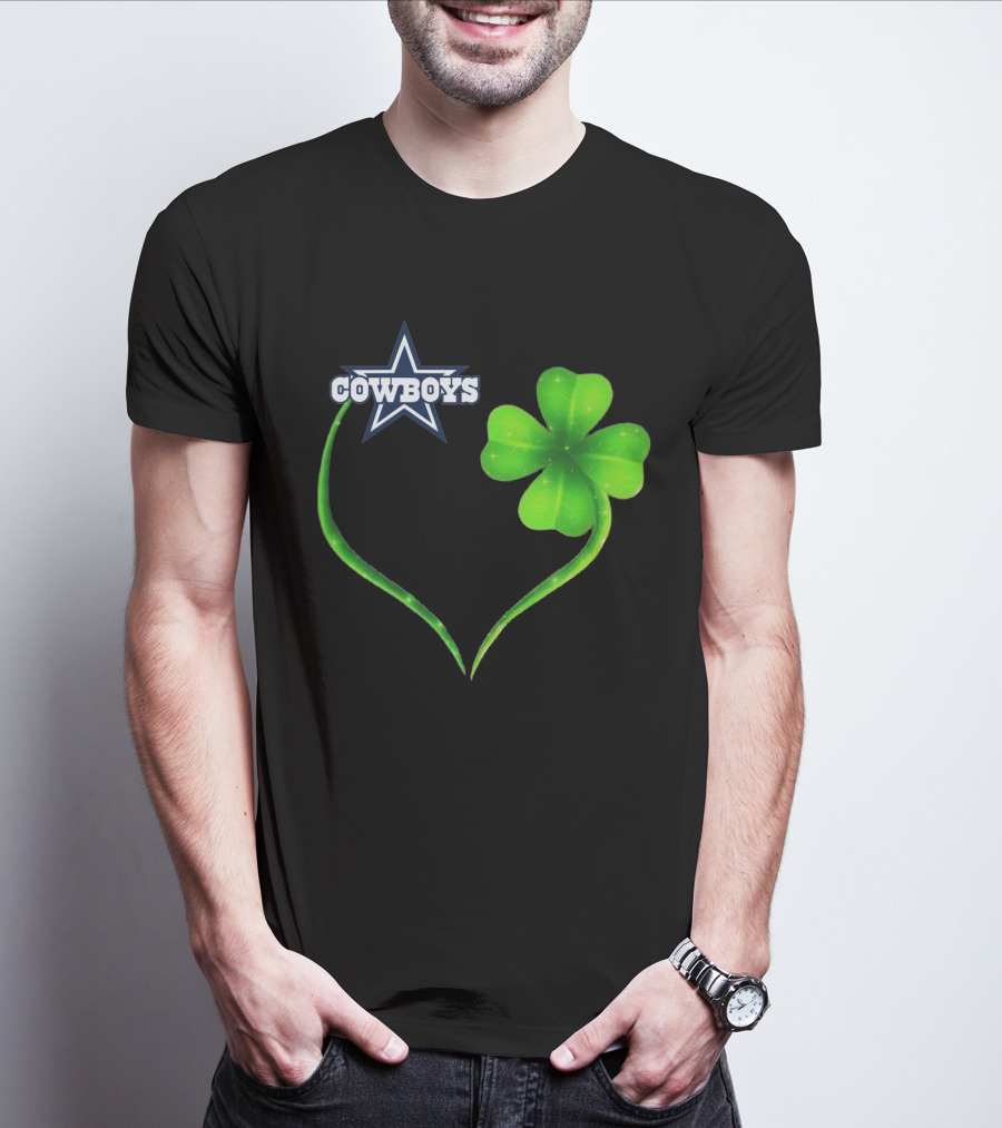 Cowboys Star Clover Heart T-Shirt